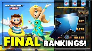 THE TOP 10 IS CLOSE THIS WEEK! - WEEKLY RANKINGS - MARIO KART TOUR