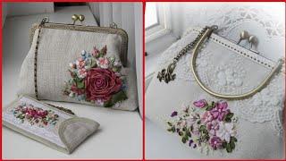 Top Class And Gorgeous Embroidered Hand  Bags And Purse Collection For Girls And Women