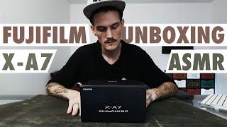 Brandnew Fujifilm X-A7 Unboxing *ASMR* - best camera for content creators on a budget 2020!