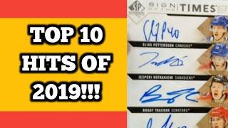 Top 10 Hockey Card Pulls of 2019! WE HAD A PHENOMENAL YEAR!