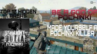 Top 10 area where you can hide yourself in pochinki you don't know about [PUBG MOBILE]