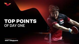 Top Points of Day 1 | WTT Cup Finals Singapore 2021