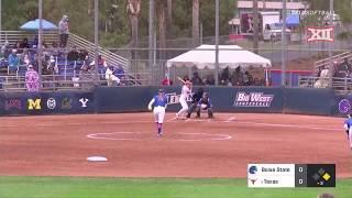 Texas vs. Boise State Softball Highlights