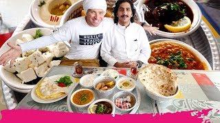 KUWAITI THALI Breakfast + Visiting LITTLE INDIA - Jleeb Al Shuyoukh | Kuwait City, Kuwait