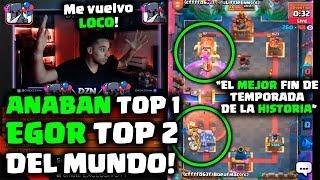 EL MEJOR FIN DE TEMPORADA DE LA HISTORIA ANABAN TOP 1 Y EGOR TOP 2 - DrekzeNN - Clash Royale