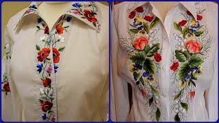 very attractive and Stylish hand embroidered tunic top and blouse designs