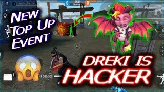 NEW TOP UP EVENT FREE FIRE || DREKI PET TOP UP || DREKI PET ABILITY TEST AND GAMEPLAY FREE FIRE