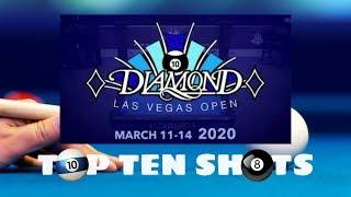 Top Ten Shots 2020 Diamond Las Vegas 10 Ball Open Pool Championship