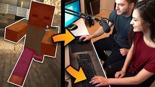 Minecraft But I Control Mouse And Kara Controls Keyboard