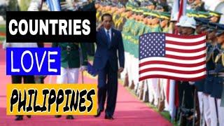 Top 10 Countries That Love Philippines  | Allies Of Philippines