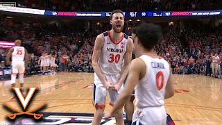 Virginia's Jay Huff With The Late Block To Help Seal The Win