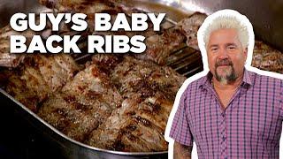 Guy Fieri's Vinegar-Brined Baby Back Ribs | Food Network