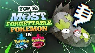 Top 10 Most Forgettable Pokemon from Sword and Shield