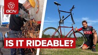 We Built A Tall Bike! | Crazy GCN Bike Build