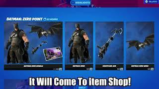 (NEW) Batman Zero Point Bundle To Night! (LEAK CONFIRMED 100%)