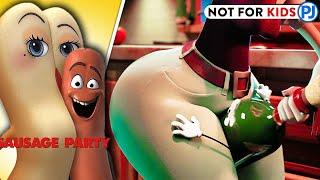 Animated Movie Which Is NOT for KIDS "HARD R-Rated" - Sausage Party - PJ Explained