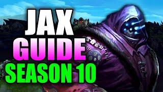 HOW TO PLAY JAX SEASON 10 - (Best Build, Runes, Gameplay) - S10 Jax Gameplay Guide