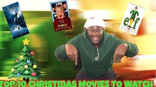 TOP 10 CHRISTMAS MOVIES TO WATCH |VLOGMAS DAY 2