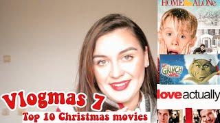 VLOGMAS DAY 7 - top 10 prazničnih i  Božićnih filmova