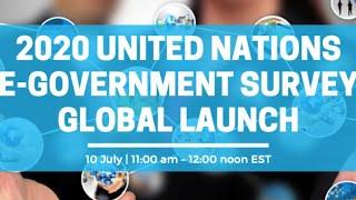 2020 United Nations e-Government Survey Global Launch