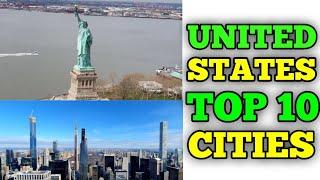 Top 10 united states of america cities population wise