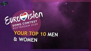 EUROVISION 2020: YOUR TOP 10 WOMEN & MEN