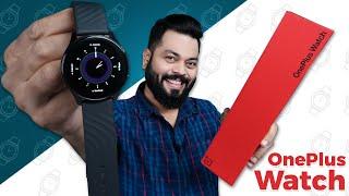 OnePlus Watch Unboxing And First Impressions ⚡ 1.39” AMOLED, 14 Days Battery, SpO2 & More