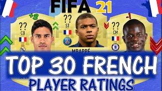 FIFA 21 | TOP 30 BEST FRENCH PLAYER RATINGS!! FT. MBAPPE, GRIEZMANN, VARANE ETC... (FIFA 21)