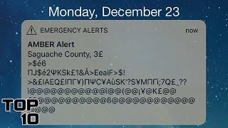 Top 10 Scary Emergency Broadcast Alerts - Part 3