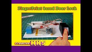 Fingerprint based door lock system by Creative NKS
