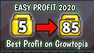 HOW TO PROFIT(NO FARMING/"5 WLS TO 85WLS") GROWTOPIA!!