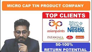 MICROCAP TIN PRODUCTS COMPANY || DIVIDEND PAYING MICRO CAP