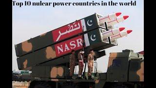 دنیا  کے 10ایٹمی  ممالک/Top 10 NUCLEAR POWER Countries in the World/IN 2020/IN URDU/HINDHI