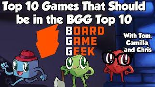 Top 10 Games that Should be in the Board Game Geek Top 10