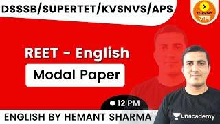 REET - English Modal paper | DSSSB/SuperTET/KVS/NVS/APS | Teaching Gyan