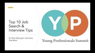 Top 10 Job Search & Interview Tips