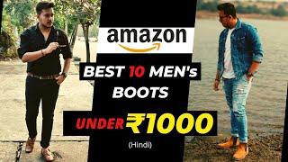 Top 10 Best Boots For Men Under 1000 (Hindi) | Best Winter Boots For Men | 2021 Fashion Trends India