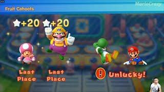 Mario Party 10 Series Map Yoshi vs Wario vs Toadette vs Mario  (Whimsical Waters) MARIO CRAZY