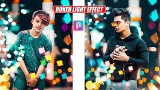 BOKEH LIGHTING EFFECT - Photo Editing Tutorial in Picsart Step by Step in Hindi - Taukeer Editz