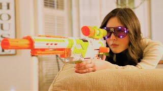 Nerf Gun War - Snipers vs Grizzly Gang