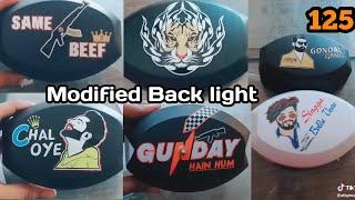 Top 15 Best Modified Backlight For Honda CG 125 | Backlight Sticker  | Change World