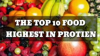 TOP 10 FOOD HIGHEST IN PROTEIN