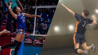 TOP 10 HAIKYUU VS REAL LIFE UAAP SEASON 81 BEST ACTIONS • WOMEN'S VOLLEYBALL