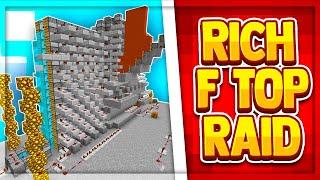 RICH 10 MILLION DOLLAR F TOP RAID! | Minecraft Factions