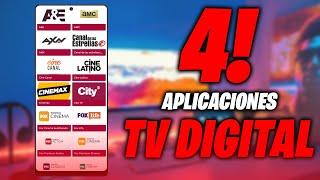 TOP 4! APPS NUEVAS PARA VER TV DIGITAL PREMIUM PELÍCULAS Y SERIES 2020!