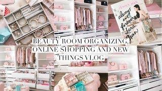 BEAUTY ROOM ORGANIZING, ONLINE SHOPPING AND NEW THINGS! WHAT IVE BEEN UP TO VLOG 10