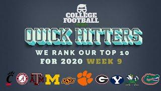 College Football Week 9 Top 10 and Weekend Review - Finally Ranking Big Ten