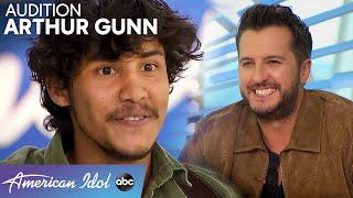 Luke Bryan Asks Idol Auditioner Arthur Gunn To Open For Him In Detroit  - American Idol 2020