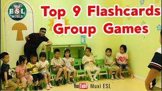 286 - Top 9 Group Flashcards Games | Muxi ESL