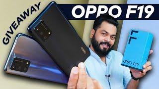 OPPO F19 Unboxing And First Impressions | Giveaway ⚡ 33W Flash Charge, AMOLED,5000mAh Battery & More